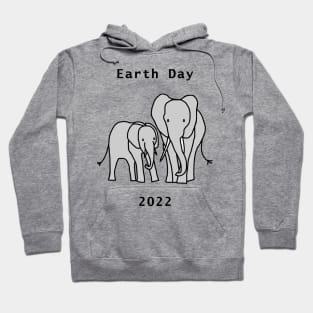 Earth Day 2022 Elephants Hoodie